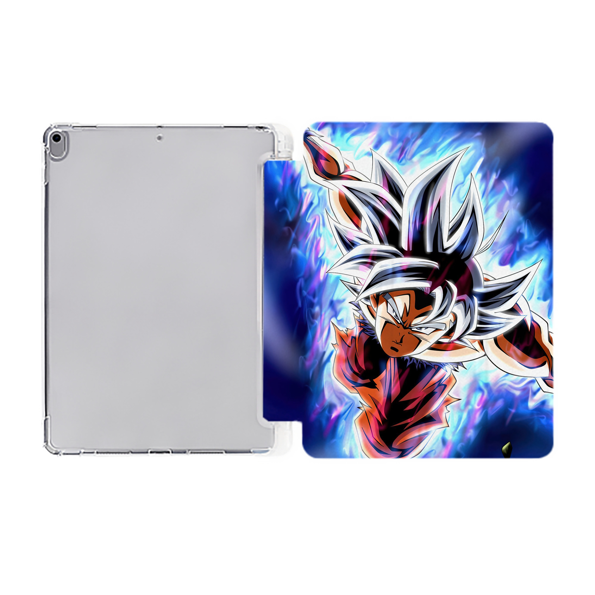 （画像用） ドラゴンボール DRAGON BALL IPad ケース ペン収納付き 三つ折りスタンド PUレザー×シリコン 対応機種9.5/10.5/10.9インチ